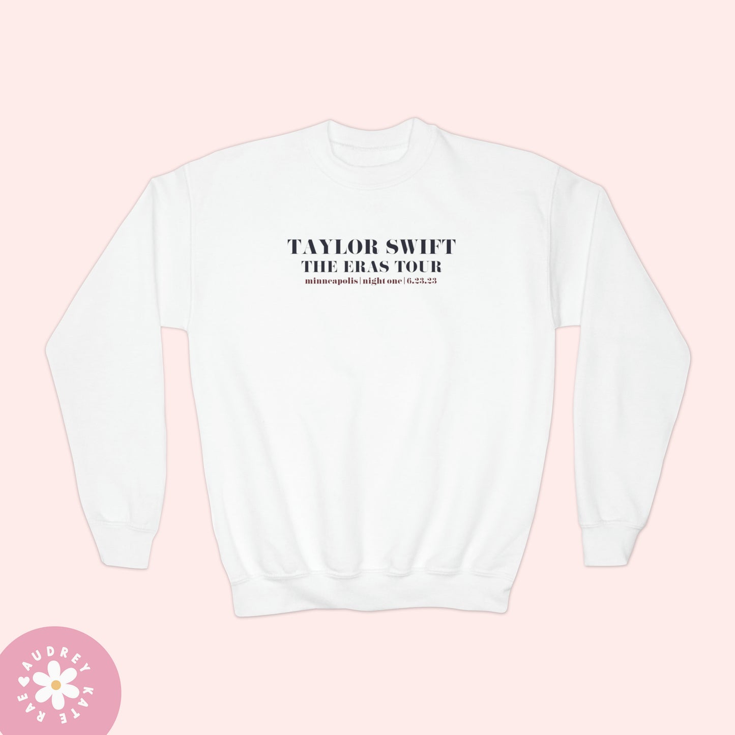 Youth - Eras Tour Minneapolis Night 1 | 6-23-23 Date-Specific Surprise Songs | audreykaterae | Music Tour Merch Crewneck