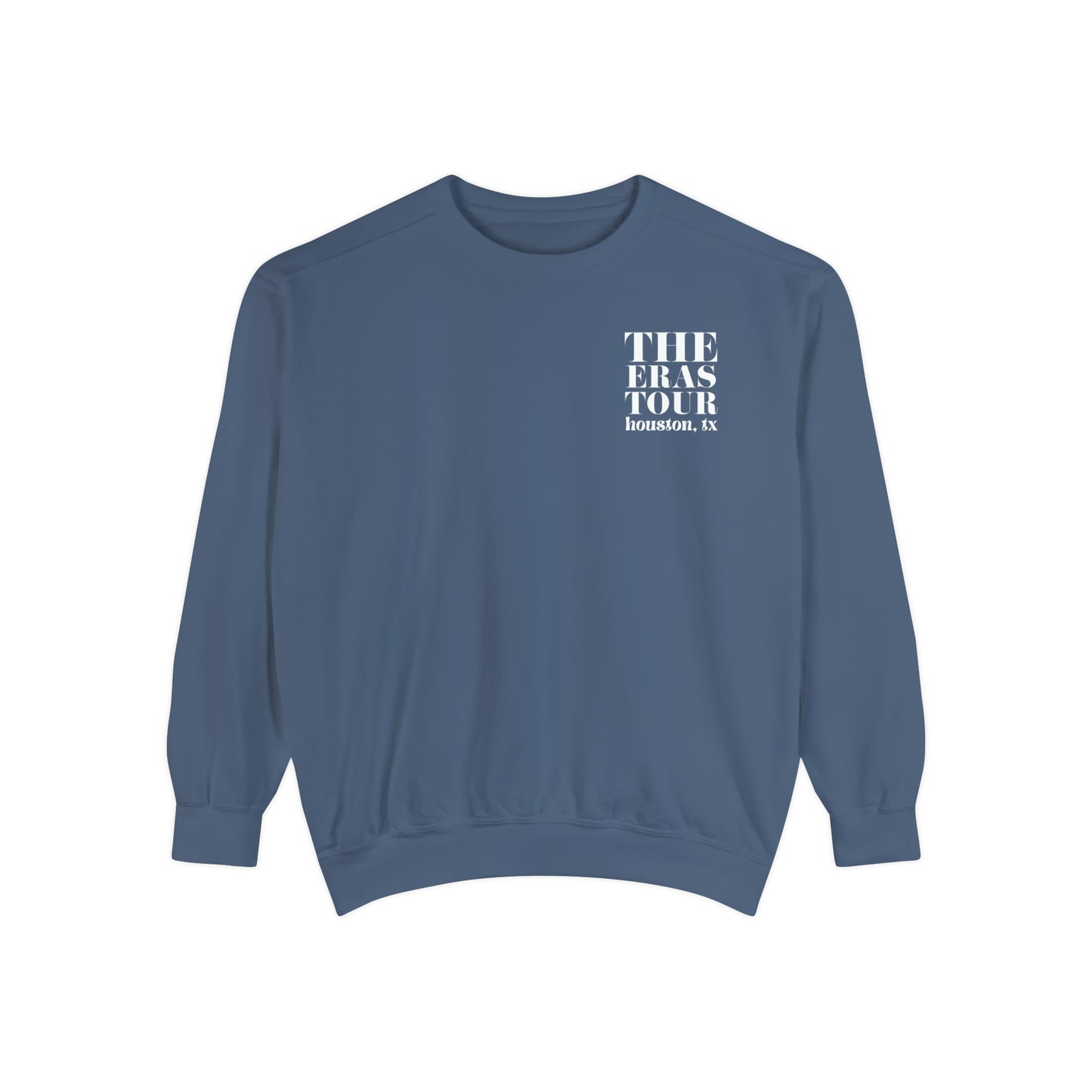 Eras Houston, TX Night 1, 4-21-23, Custom Eras Tour Crewneck, Comfort Colors