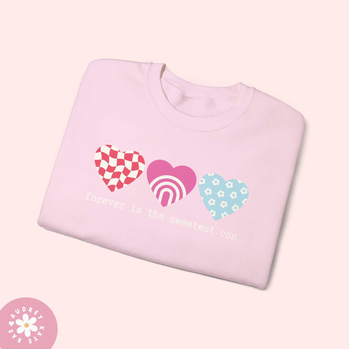 Sweetest Con Heart Crewneck Sweatshirt - S-5XL