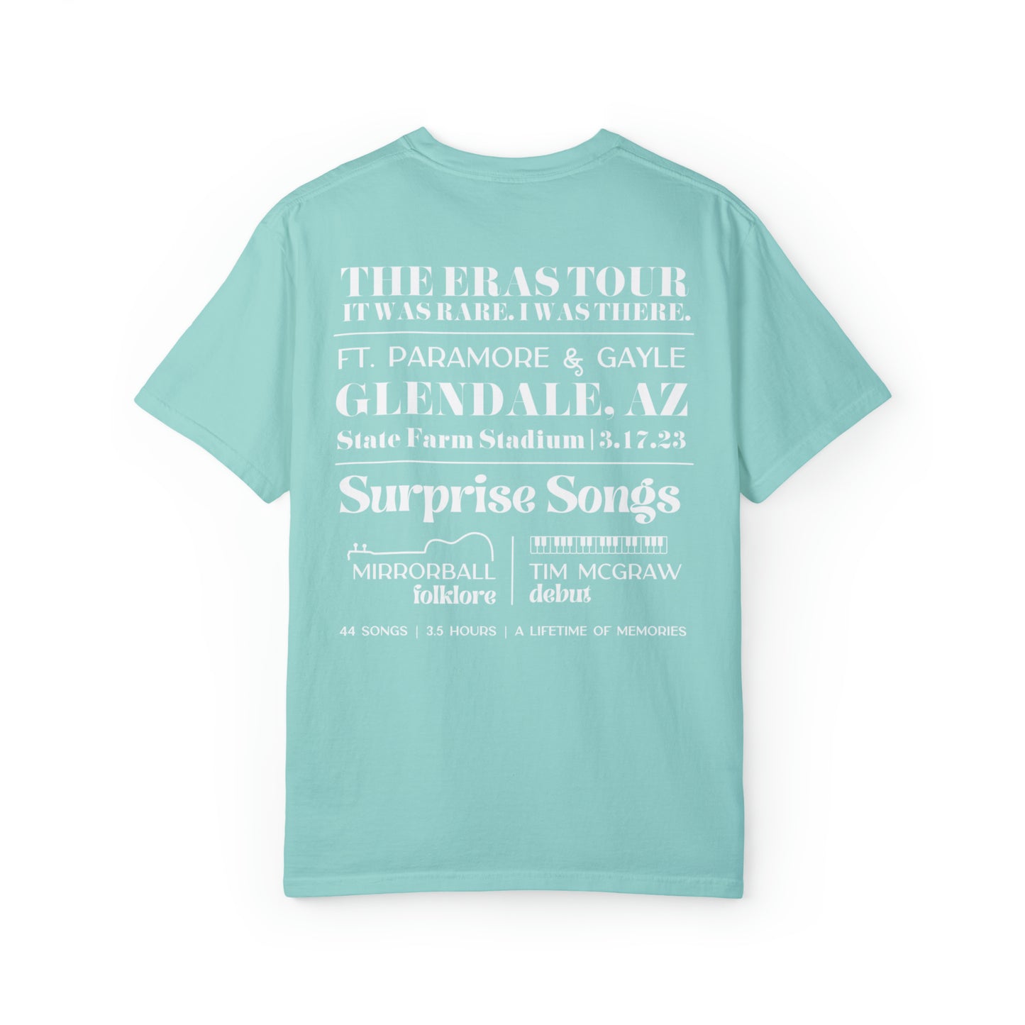 Eras Glendale, AZ Night 2 - 3-18-23 - Custom Eras Tour T-shirt, Comfort Colors