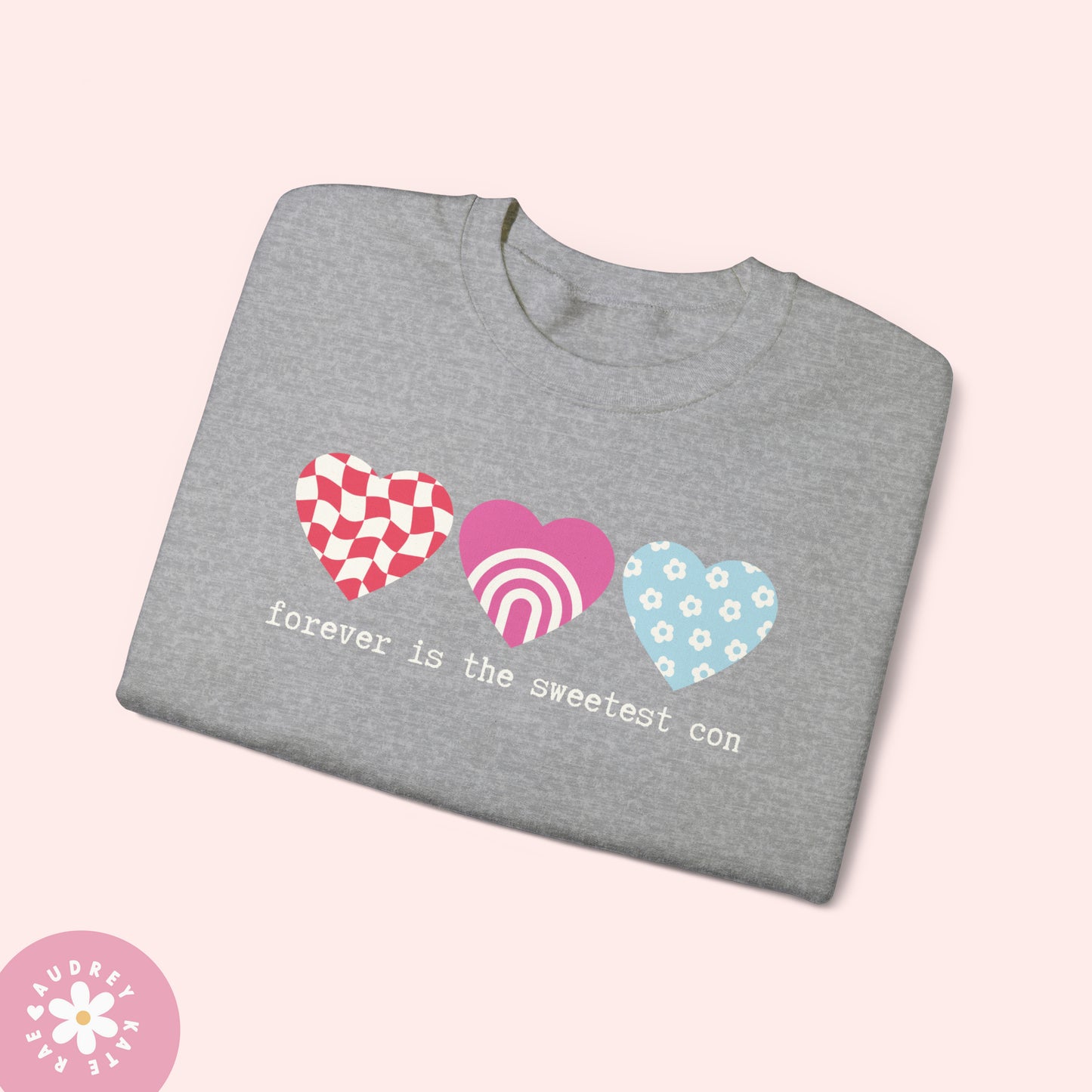 Sweetest Con Heart Crewneck Sweatshirt - S-5XL