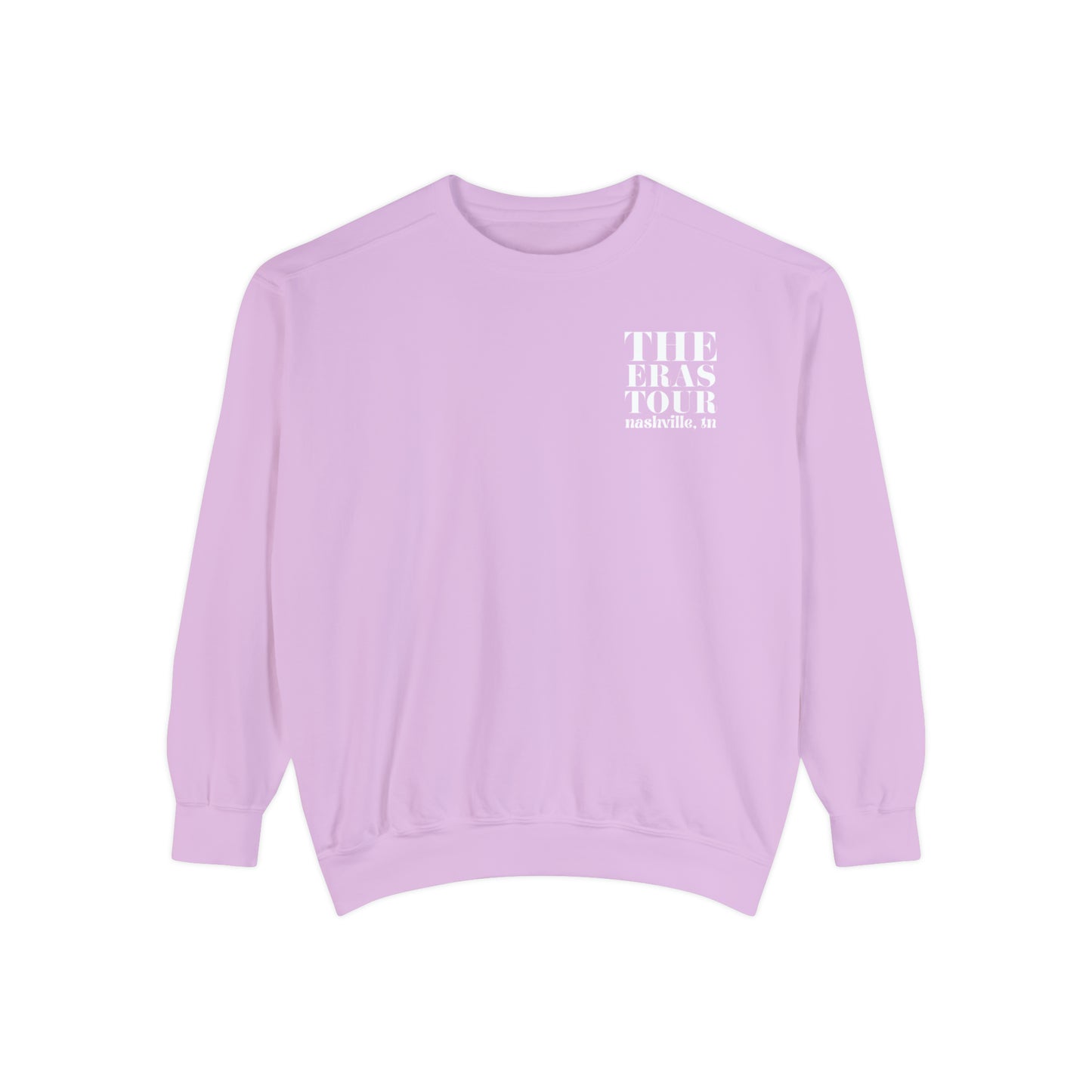 Eras Nashville, TN Night 2 - 5-6-23 - Custom Eras Tour Crewneck, Comfort Colors