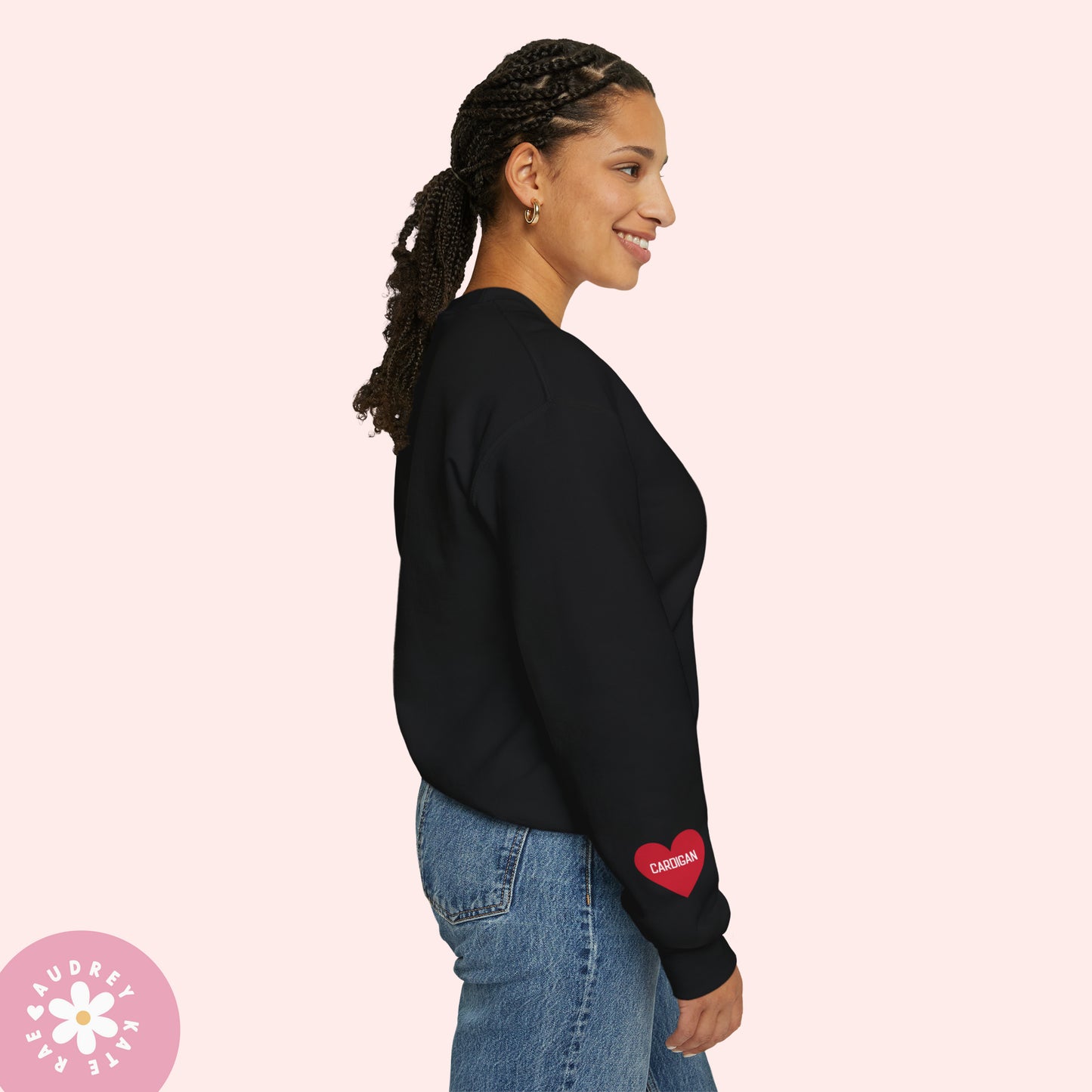 You Put Me on and Said I Was Your Favorite / Cardigan - Pocket Heart Unisex Crewneck - S-5XL