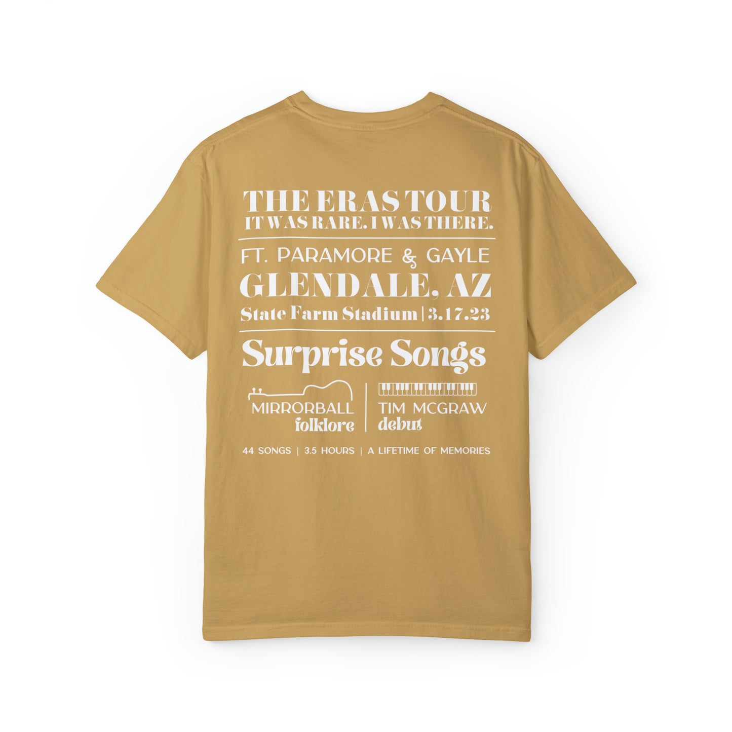 Eras Glendale, AZ Night 2 - 3-18-23 - Custom Eras Tour T-shirt, Comfort Colors