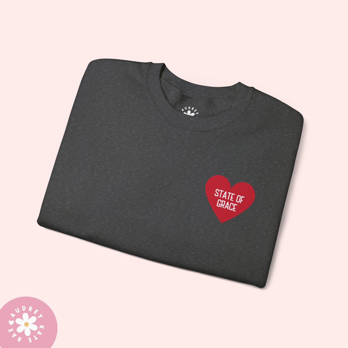 State of Grace / Worthwhile Fight - Pocket Heart Unisex Crewneck - S-5XL