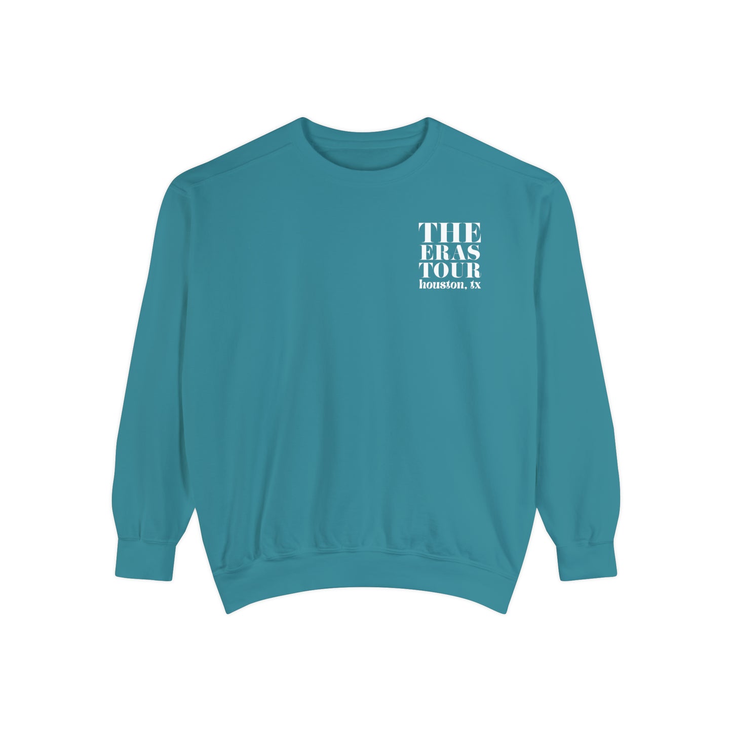 Eras Houston, TX Night 1, 4-21-23, Custom Eras Tour Crewneck, Comfort Colors