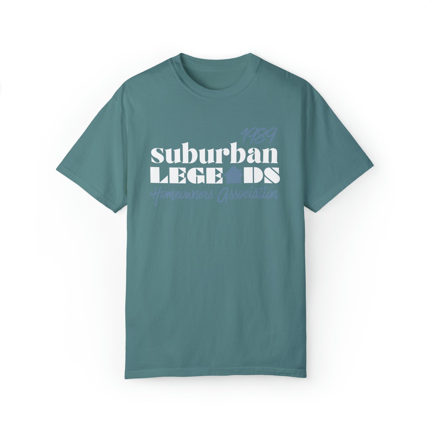 Suburban Legends Homeowners Association Vault Track Lyric T-Shirt 1989 TV