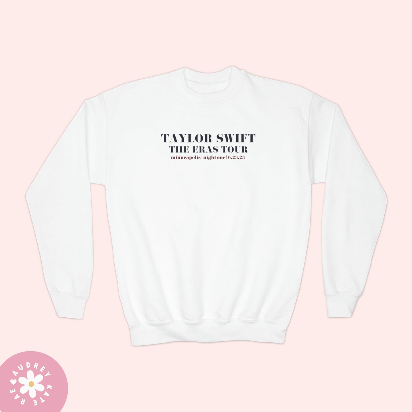 Youth - Eras Tour Minneapolis Night 1 | 6-23-23 Date-Specific Surprise Songs | audreykaterae | Music Tour Merch Crewneck