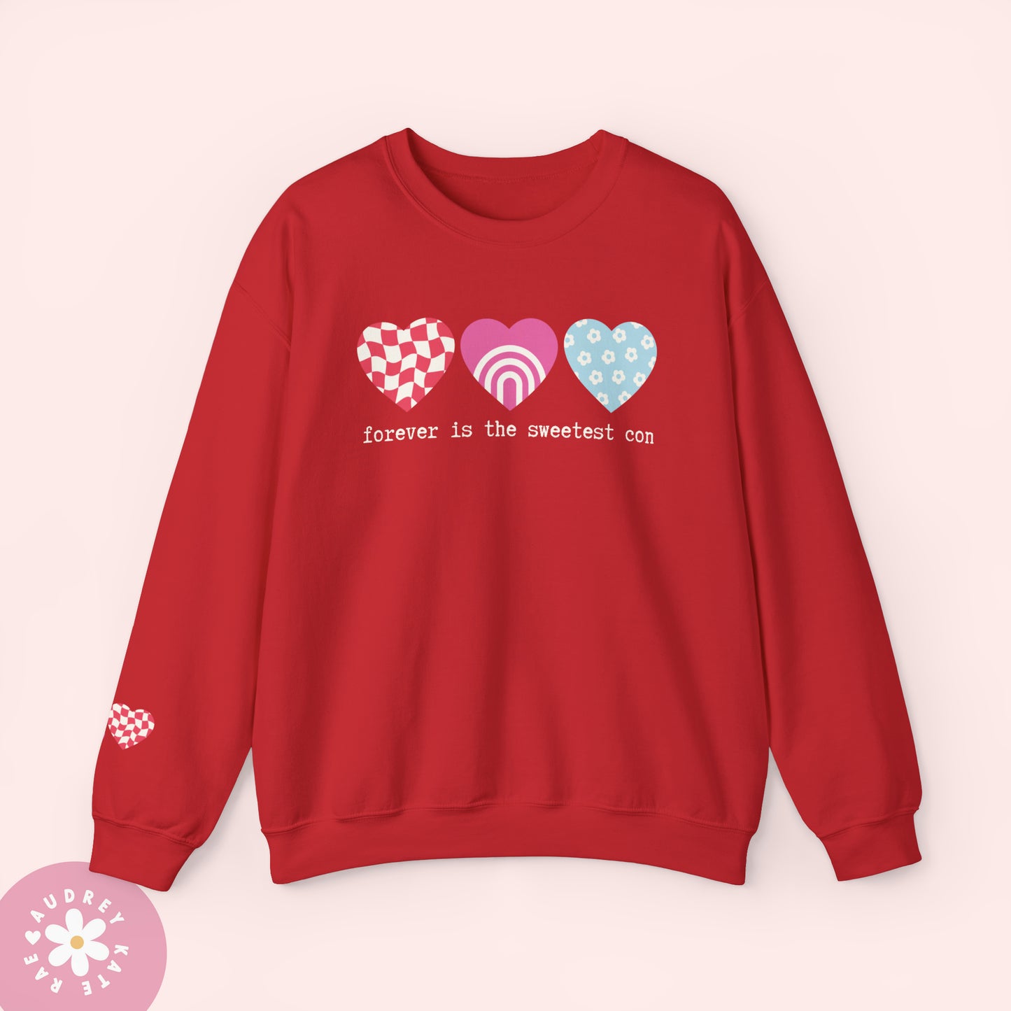 Sweetest Con Heart Crewneck Sweatshirt - S-5XL