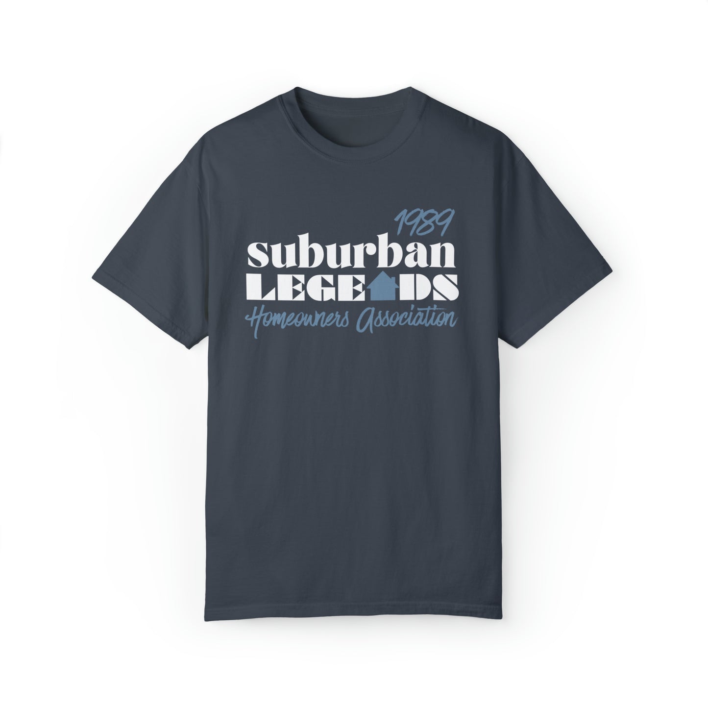 Suburban Legends Homeowners Association Vault Track Lyric T-Shirt 1989 TV