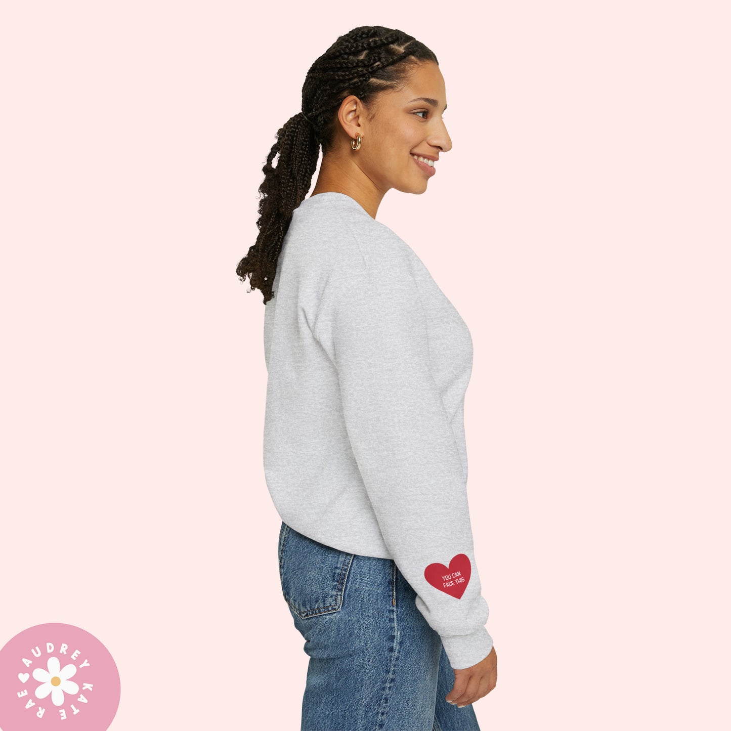 You're on your Own, Kid / You Can Face This - Pocket Heart Unisex Crewneck - S-5XL