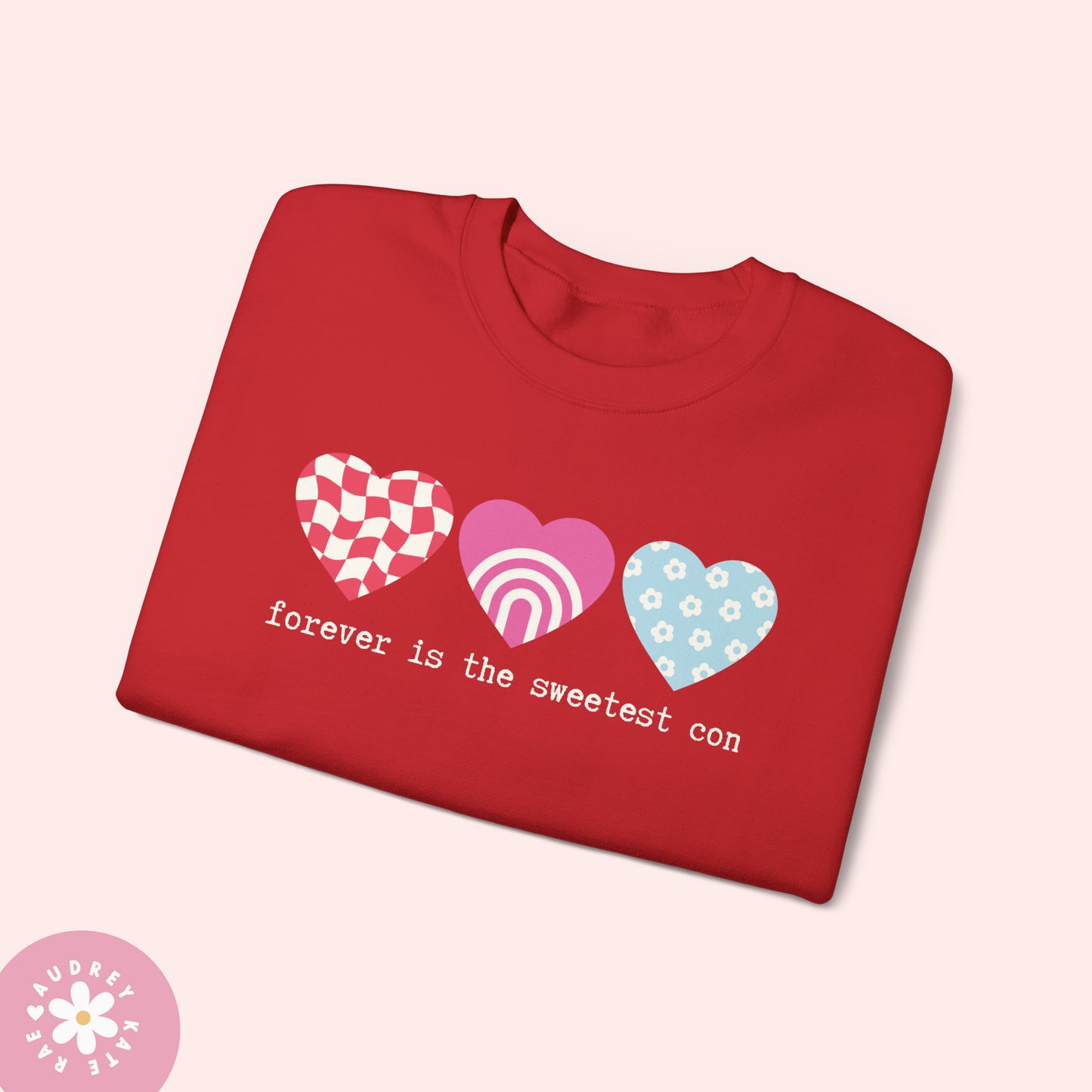 Sweetest Con Heart Crewneck Sweatshirt - S-5XL