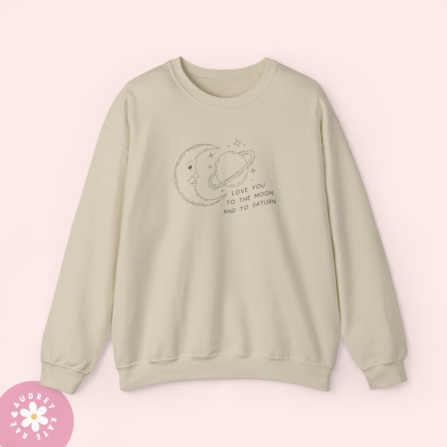 Love You to the Moon and to Saturn, Seven/Folklore Lyric Crewneck Sweatshirt. S-5XL