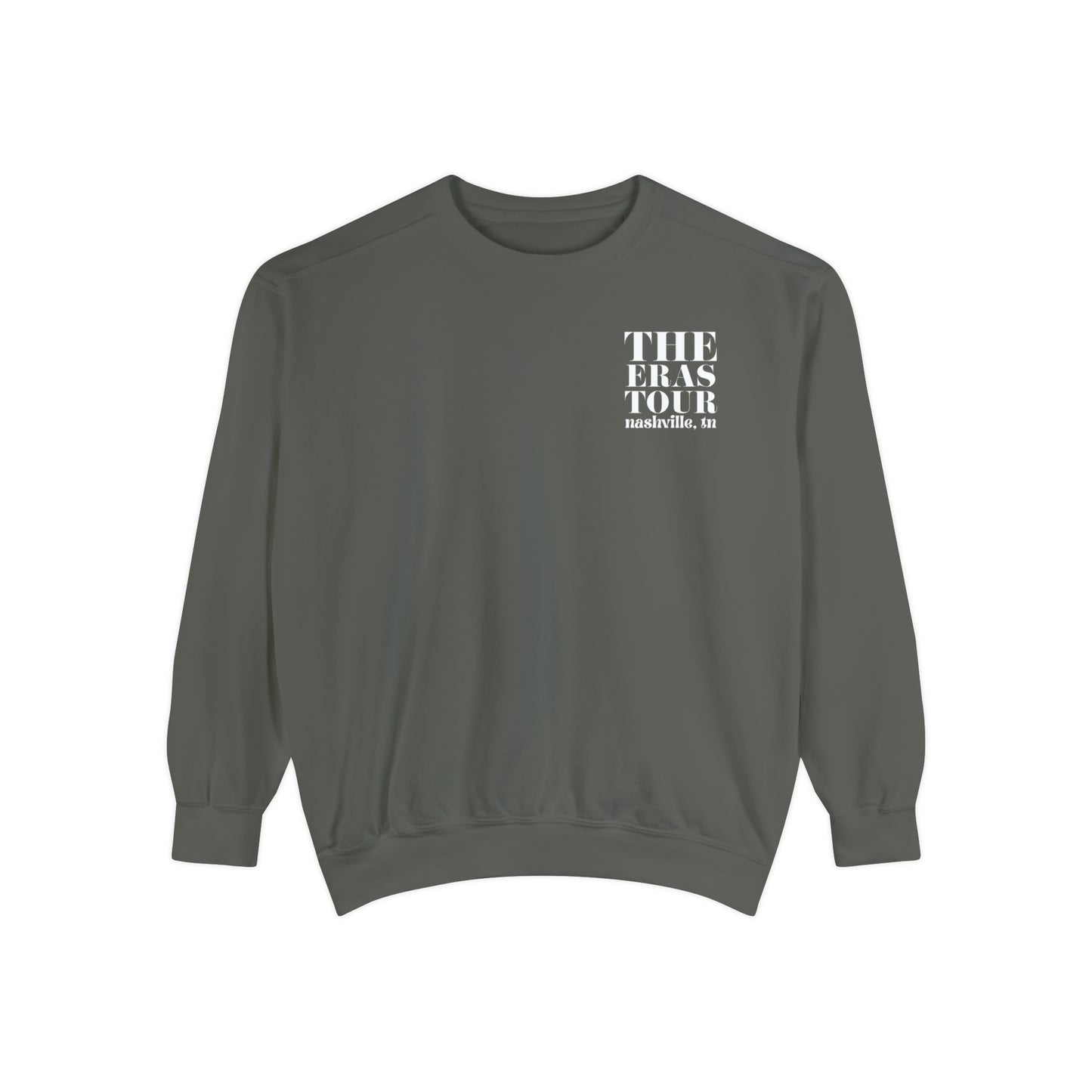 Eras Nashville, TN Night 1, 5-5-23 Custom Eras Crewneck, Comfort Colors