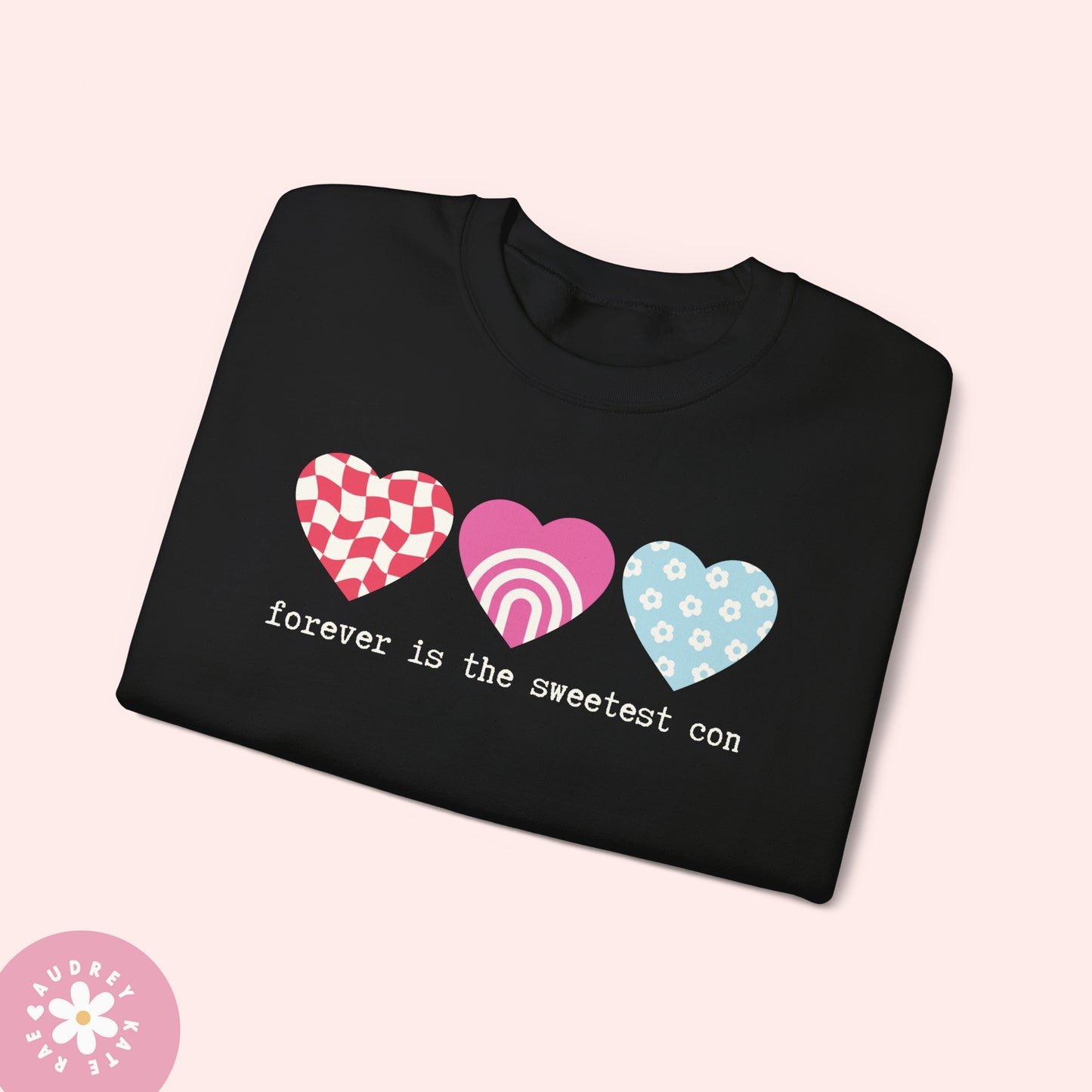 Sweetest Con Heart Crewneck Sweatshirt - S-5XL