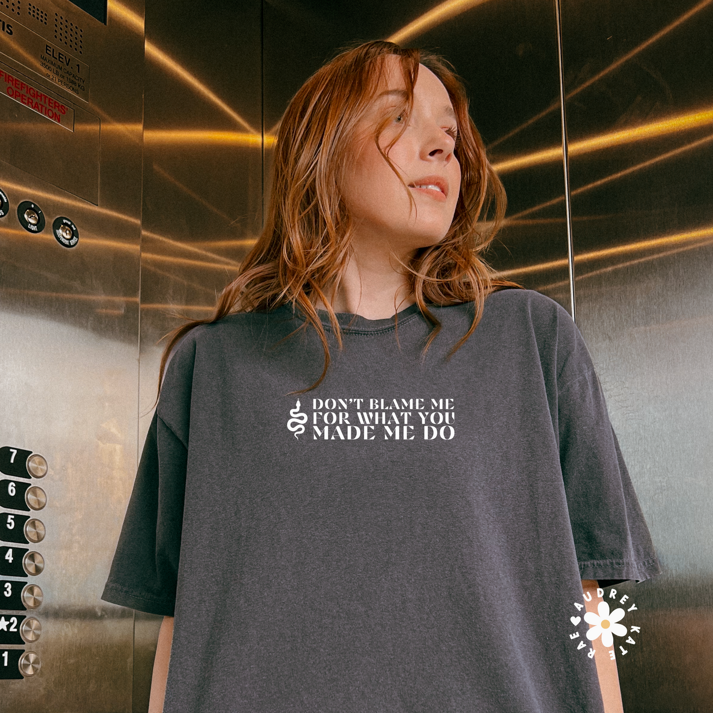 Don't Blame Me for What You Made Me Do, Reputation Unisex Garment-Dyed T-shirt