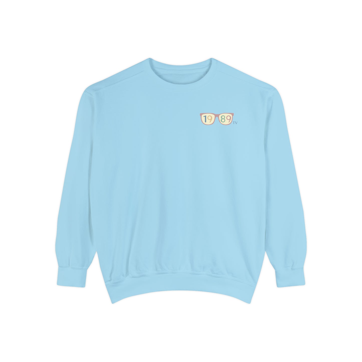 Sunglasses Pocket Crewneck, 1989 TV, Comfort Colors