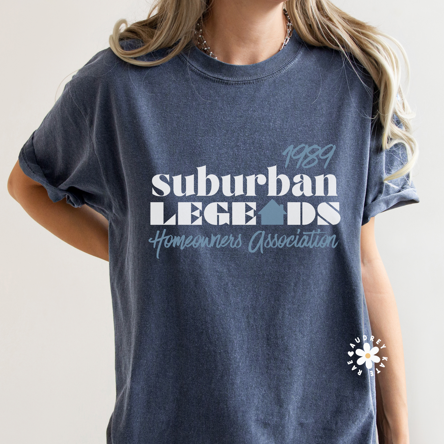 Suburban Legends Homeowners Association Vault Track Lyric T-Shirt 1989 TV