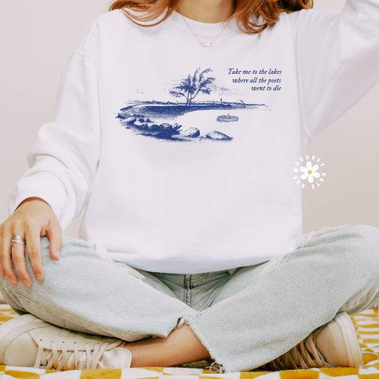 Take Me to the Lakes - Vintage The Lakes Comfort Colors Crewneck