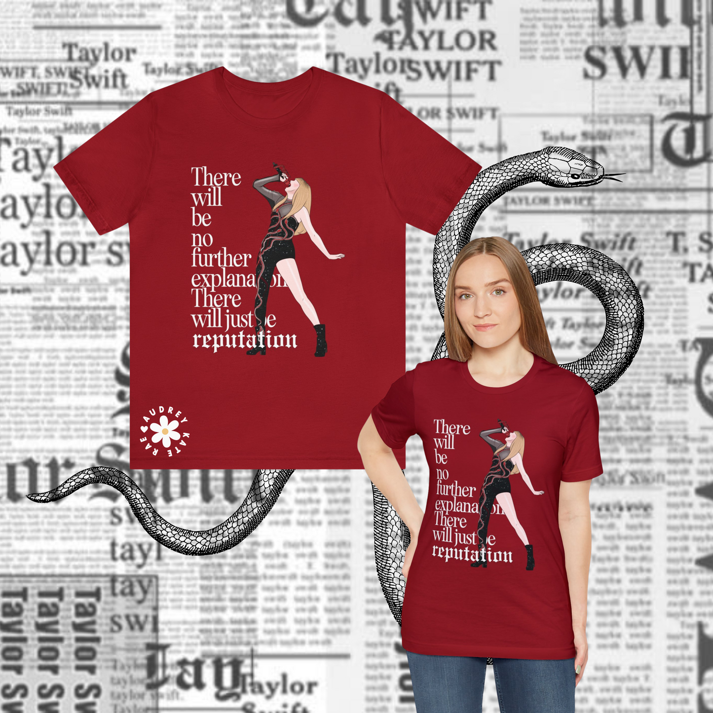 There will be no explanation, Reputation Graphic Tee, Unisex Jersey Short Sleeve Tee